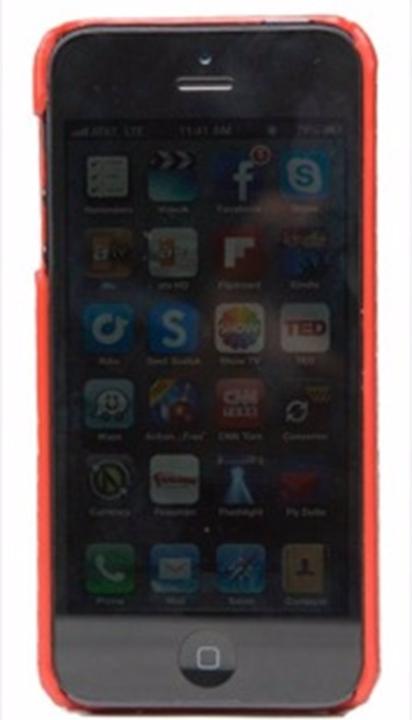 Immagine prodotto Mapi SMYRNA LEATHER COVER per iPhone 5/5S/SE Croco Red (Apple iPhone SE, Apple iPhone 5s, Apple iPhone 5)
