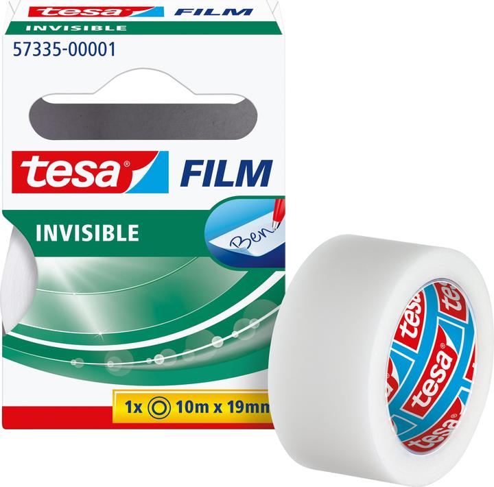 Image du produit tesa 1x tesafilm INVISIBLE, invisible mat, résistant au vieillissement et à la déchirure (19 mm)