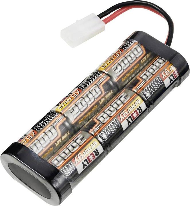 Produktbild Reely Modellbau-Akkupack (NiMh) 7.2 V 2000 mAh Zellen-Zahl: 6 Stick Tamiya (7.20 V, 2000 mAh)
