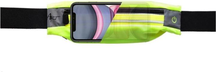 Actual product image Art Pas sportowy podświetlany z kieszenią zielony (APS-01G)