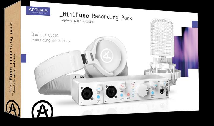 Actual product image Arturia MiniFuse Recording Pack White