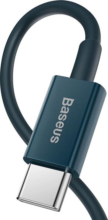 Actual product image Baseus Superior Series Cable USB-C to iP, 20W, PD, 2m (blue) (2 m, USB 3.2 Gen 2, 20 W)