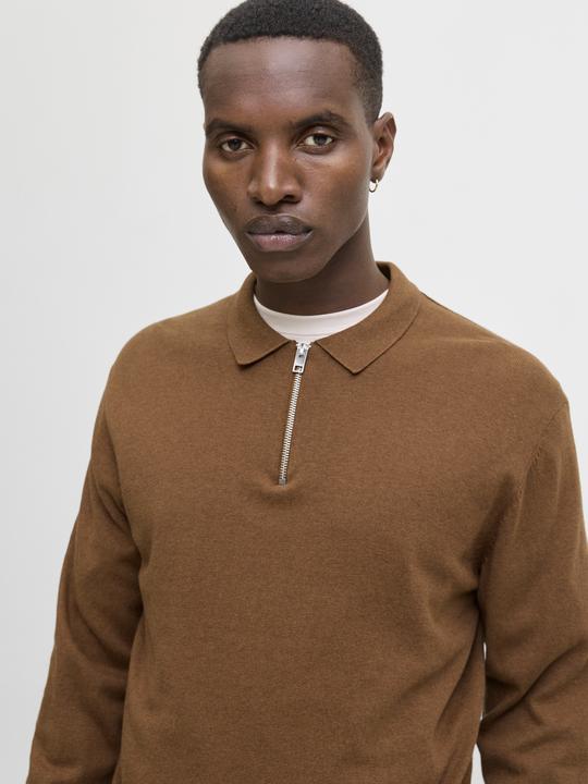 Produktbild Jack & Jones Jjeemil Knit Polo Half Zip Ls Noos (L)