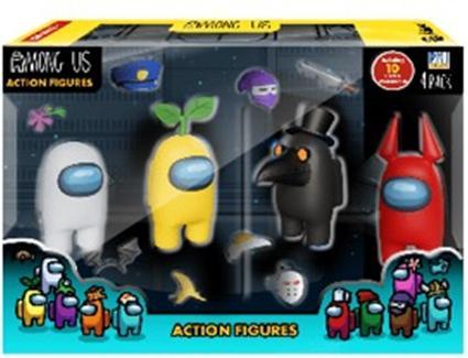 Actual product image Among Us Action Funko 4-Pack Crewmates 12 cm