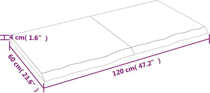 Image du produit VidaXL Gianna (120 x 60 x 4 cm)