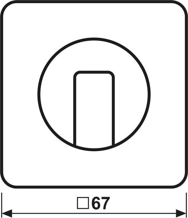 Actual product image JUNG Toggle blind CD lgr glz CD1541LG