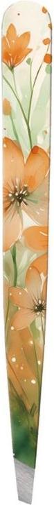 Hausmann Pinzette schräg Floral orange