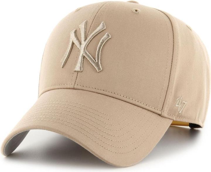 Actual product image 47 Brand Snapback Kinder Cap BASIC New York Yankees khaki (52, 53, 54, 55, 56)