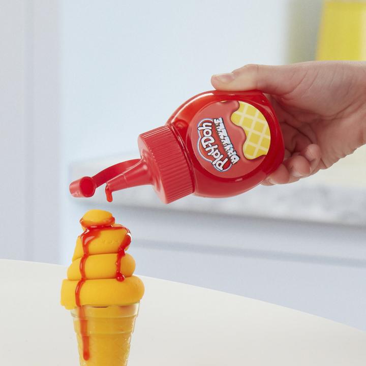 Actual product image Play-Doh Drizzy ice cream machine with toppings
