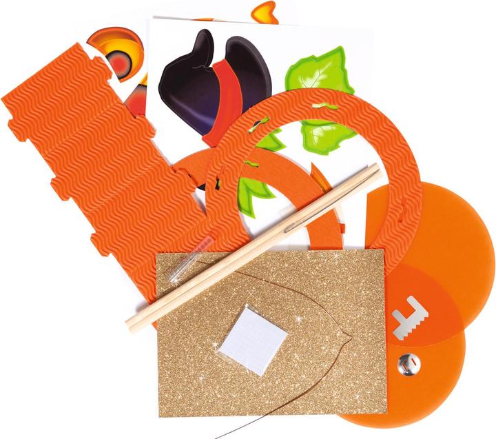 Produktbild Folia Laternen-Bastelset Halloween Kürbis