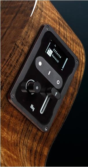 Actual product image Lâg Guitars HyVibe CHV15E (Acoustic guitar, Khaya, Cedar wood)