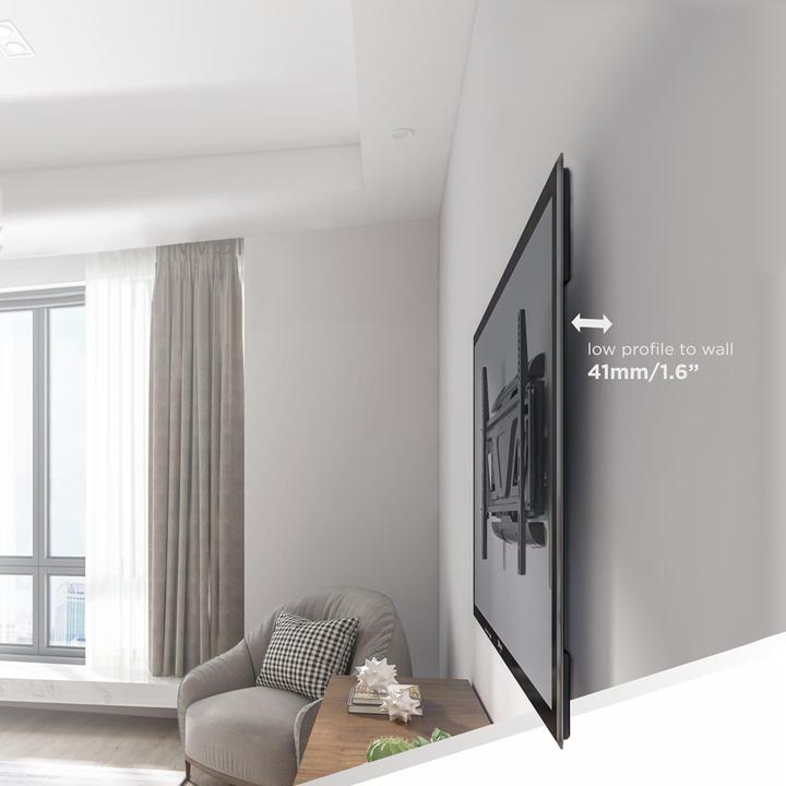 Produktbild Maclean MC-832 - VESA Bildschirm-/TV-Halterung, 37-80", schwarz, 45 kg (Wand, 80", 45 kg)