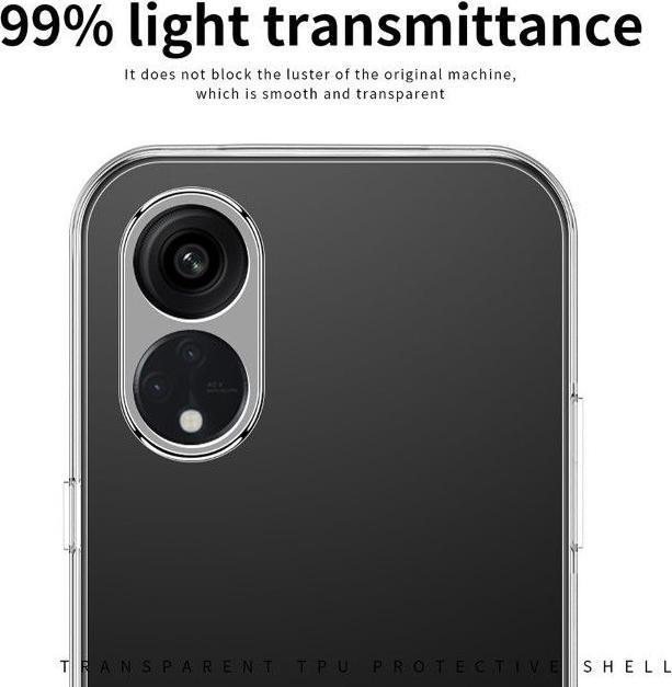 Actual product image Mofi Softcase TPU Series (Oppo A58 4G)