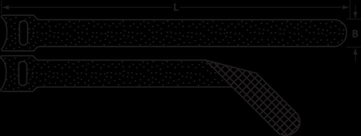 Actual product image Brennenstuhl Velcro cable ties (Velcro cable ties, 125 mm, 20 pcs.)