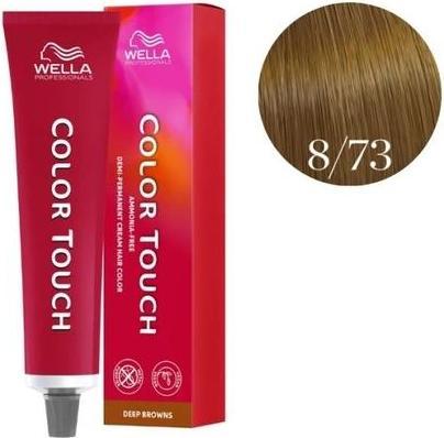Actual product image Wella Colour Touch Deep Browns - 8/73 (Blond, Gold, Brown)