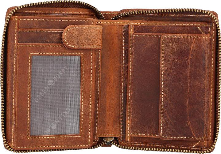 Image du produit Greenburry Porte-monnaie Vintage Signe du zodiaque en cuir 10 cm