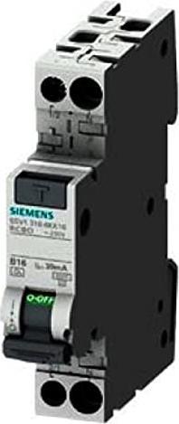 Productafbeelding Siemens Aardlekschakelaar 2P 10A C 0,03A Type AC 5SV1316-1KK10