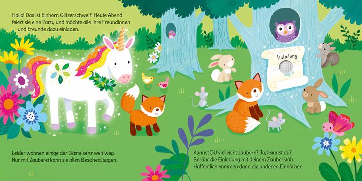Actual product image My magic wand sound book: Magical unicorn party (German, 2024)