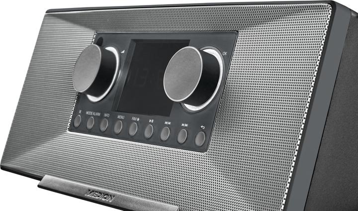 Produktbild Medion MD 89289 Stereo Internetradio grau (Internetradio, DAB+, FM, Bluetooth, WLAN)