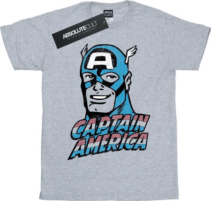 Captain America Distressed TShirt (XL)