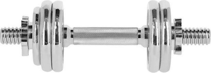 Actual product image HMS Chrome dumbbells in case STC15 (2 x 7 5 kg) (4 x 2.5 kg)