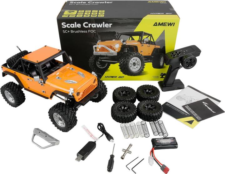 Produktbild Amewi Scale Crawler Hyper Go SC+ 1:12 RTR Orange (RTR Ready-to-Run)