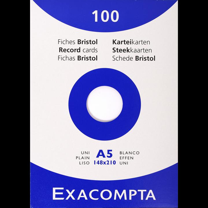 Actual product image Exacompta Index cards, from 5 pieces (A5, 205 g/m², 100 x)