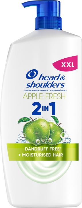 Head & Shoulders Anti-Schuppen Shampoo 2in1, apple fresh Shampoo (800 ml, Flüssiges Shampoo)