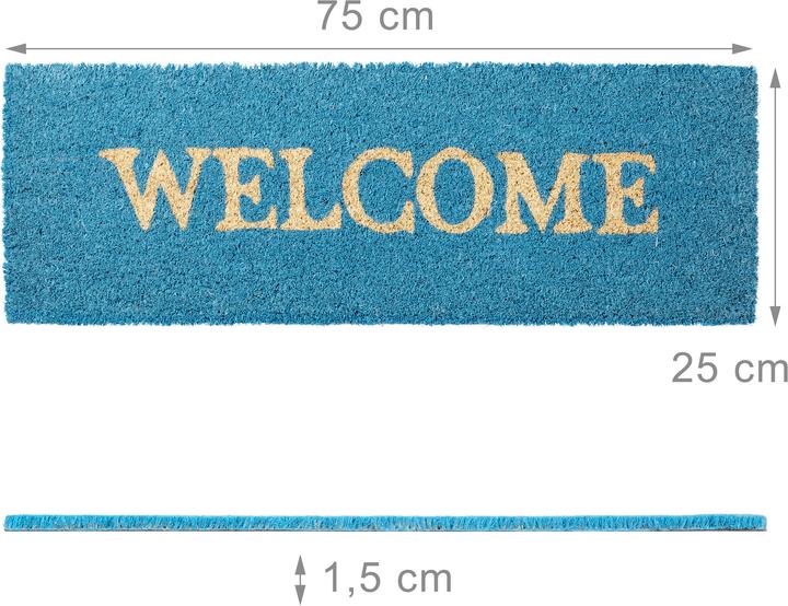 Immagine prodotto Relaxdays Zerbino (75 x 25 x 1,5 cm)
