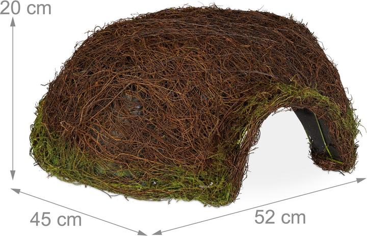 Actual product image Relaxdays Hedgehog house