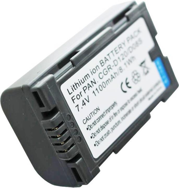 Actual product image AccuCell Battery Panasonic CGR-D120, CGR-D08, CGP-D14 (Camera battery)