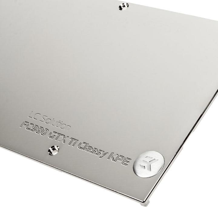 Immagine prodotto EKWB EK-FC980 GTX Ti Classy KPE Backplate - Nickel
