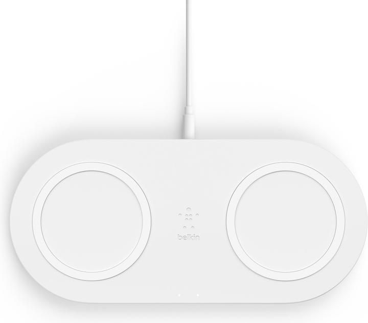 Produktbild Belkin Dual Wireless Charging Pad mit Netzteil (10 W)