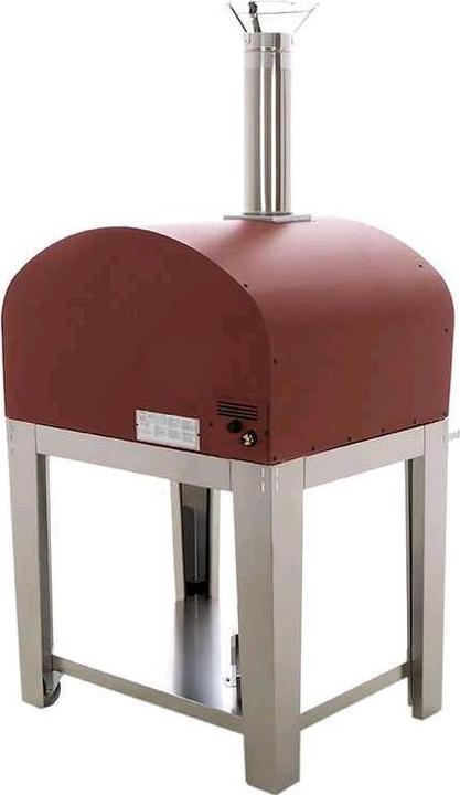 Immagine prodotto Seven Italy Stufa a gas da esterno Eros con carrelloRosso (Forno per pizza a gas)