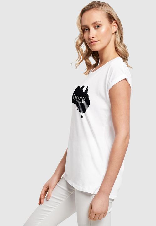 Actual product image Merchcode Ladies Australia Extended Shoulder Tee - 113109 (L)