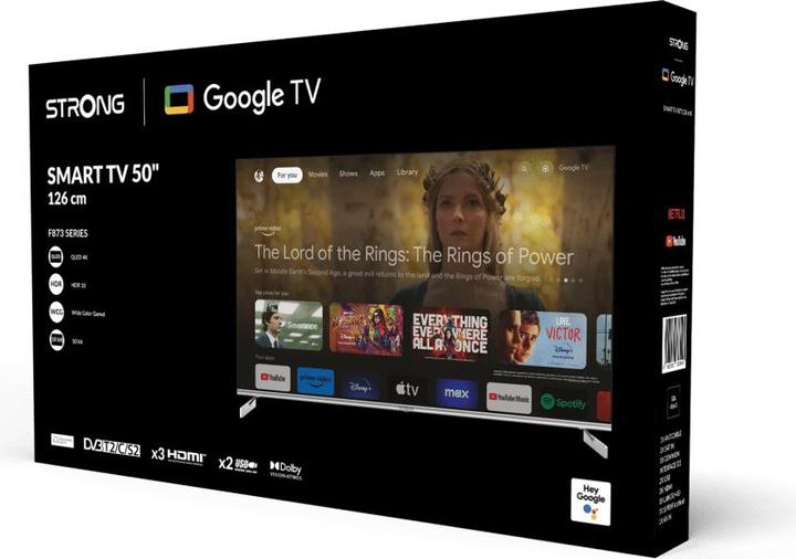 Actual product image Strong 50 inch QLED Google TV sw (50", QLED, 4K)