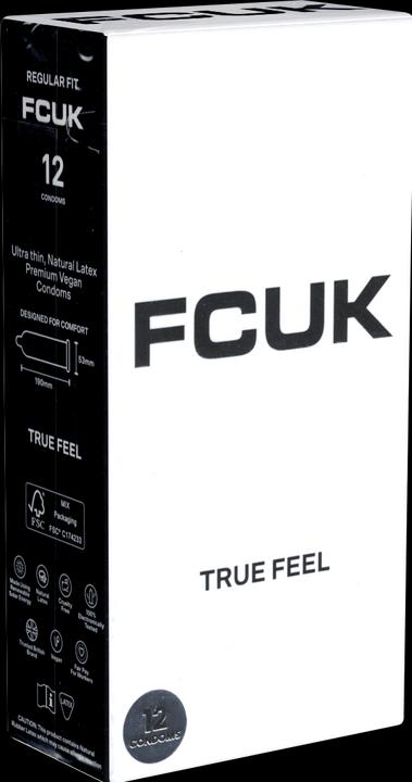 Fcuk «Thin Condoms» White, extra dünn, veganfreundlich, 12 Stück (12 Stk.)