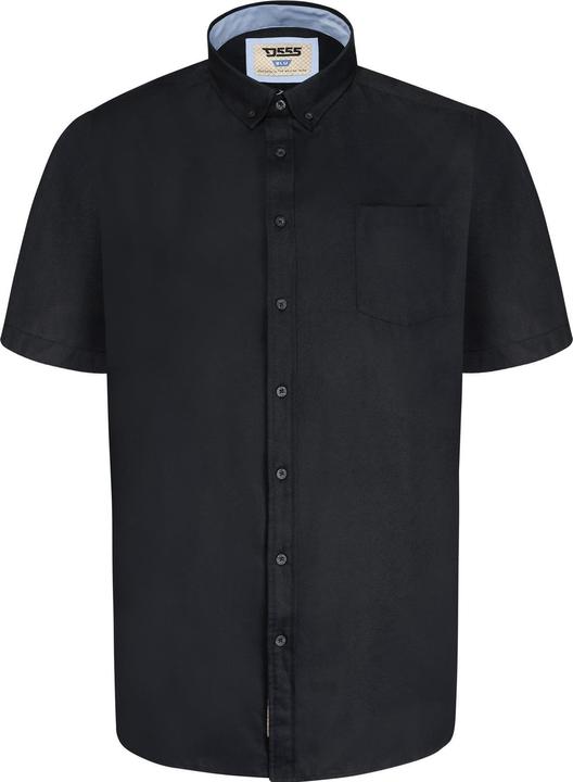 DUKE Mens James Oxford Kingsize Short-Sleeved Shirt