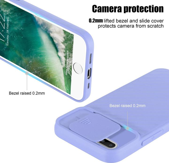 Produktbild Cadorabo TPU Cover mit Kamera Schutz (Apple iPhone 7 Plus, Apple iPhone 7s Plus)