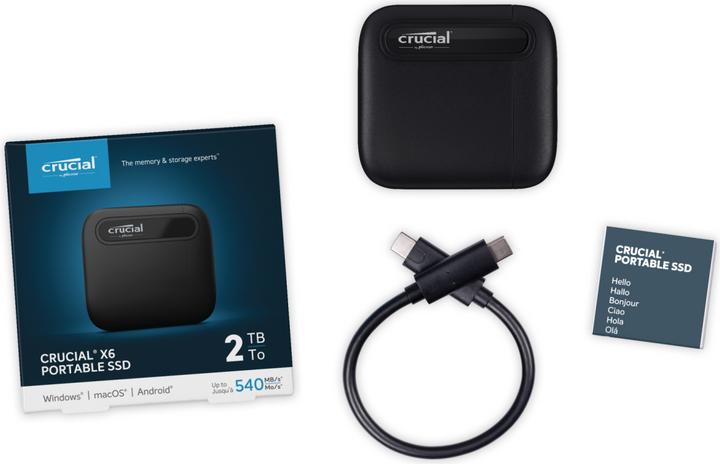 Actual product image Crucial X6 (1000 GB)