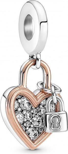 Pandora Two Tone Rose Kollektion Herzschloss