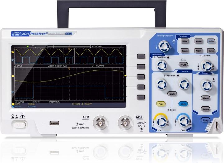 Actual product image Peaktech P 1335 Digital Storage Oscilloscope