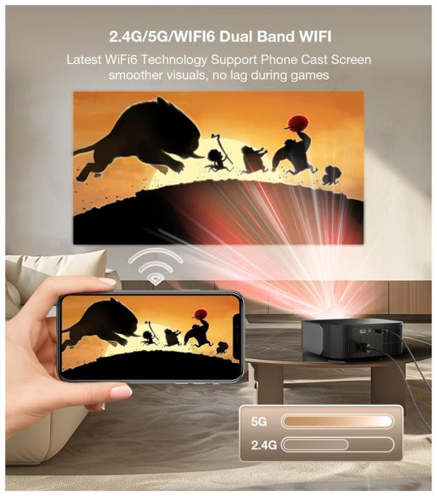 Actual product image BlitzWolf Rzutnik / Projector BW-V10 (7000 lm)