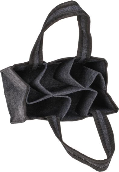 Actual product image Magni Out of the Blue bottle bag beer carrier bottle carrier for 6 bottles "what rhymes with Friday?