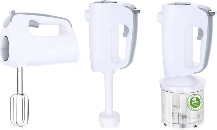 Actual product image Emerio Hand mixer with dough hook, whisks, chopper (300 W)