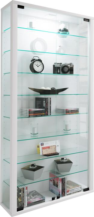 Actual product image VCM Collection wall display case wood glass Vitrosa Maxi (59 x 18 x 114 cm)