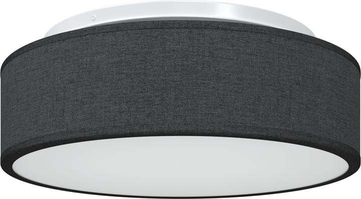 Actual product image VidaXL Deckenlichter Flush Mount Schwarz Ø 38 cm Stoff E27 (E27)