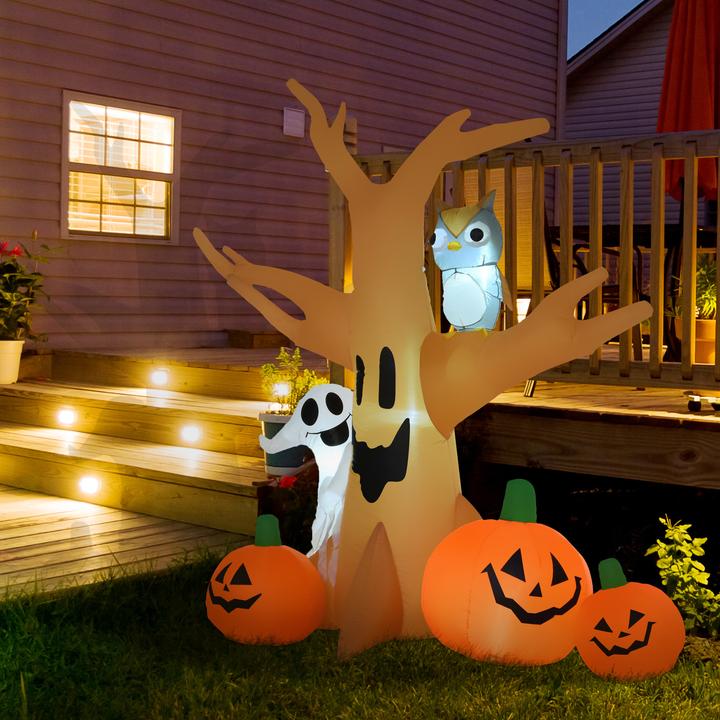 Actual product image Homcom Halloween haunted tree with lighting