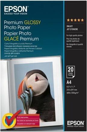 Epson Premium Glossy Photo Paper (255 g/m², A4, 20 x)