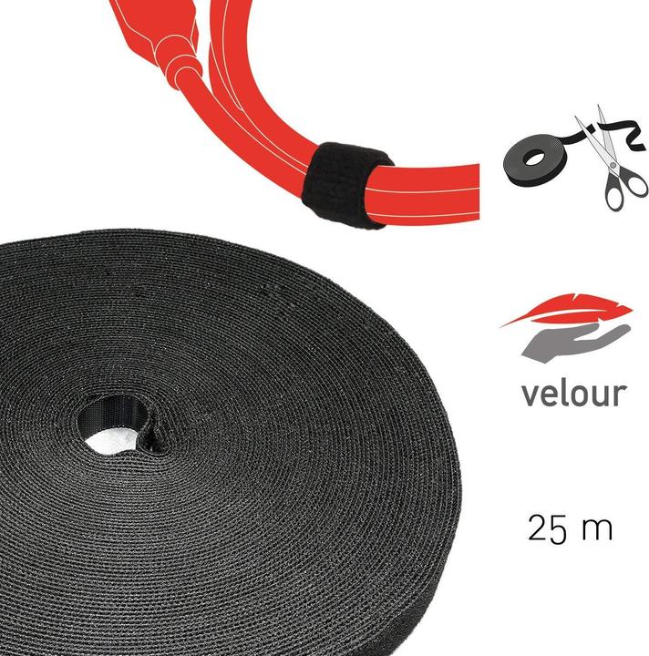 Actual product image Label-the-cable LTC ROLL double sided velcro roll (16 mm)